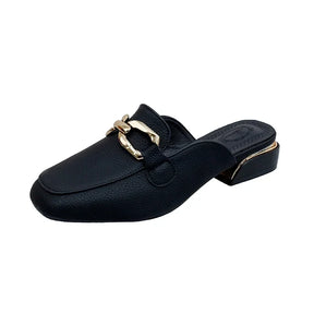 Mulas de pescador de bowknot redondo para mulheres, sapatos de pescador, chinelos de palha, moda verão, primavera, verão, 2022