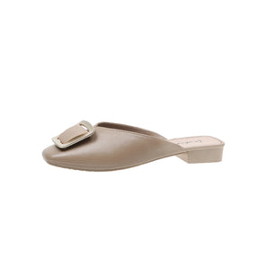 sapatos femininos de luxo sapatilha sapatos para mulheres Chinelos Verão das Mulheres com 2024 Nova Moda Praça Toe Flats Sandálias Sapatos Muller Primavera Flip Flops Slides Trabalho Ao Ar Livre Senhoras